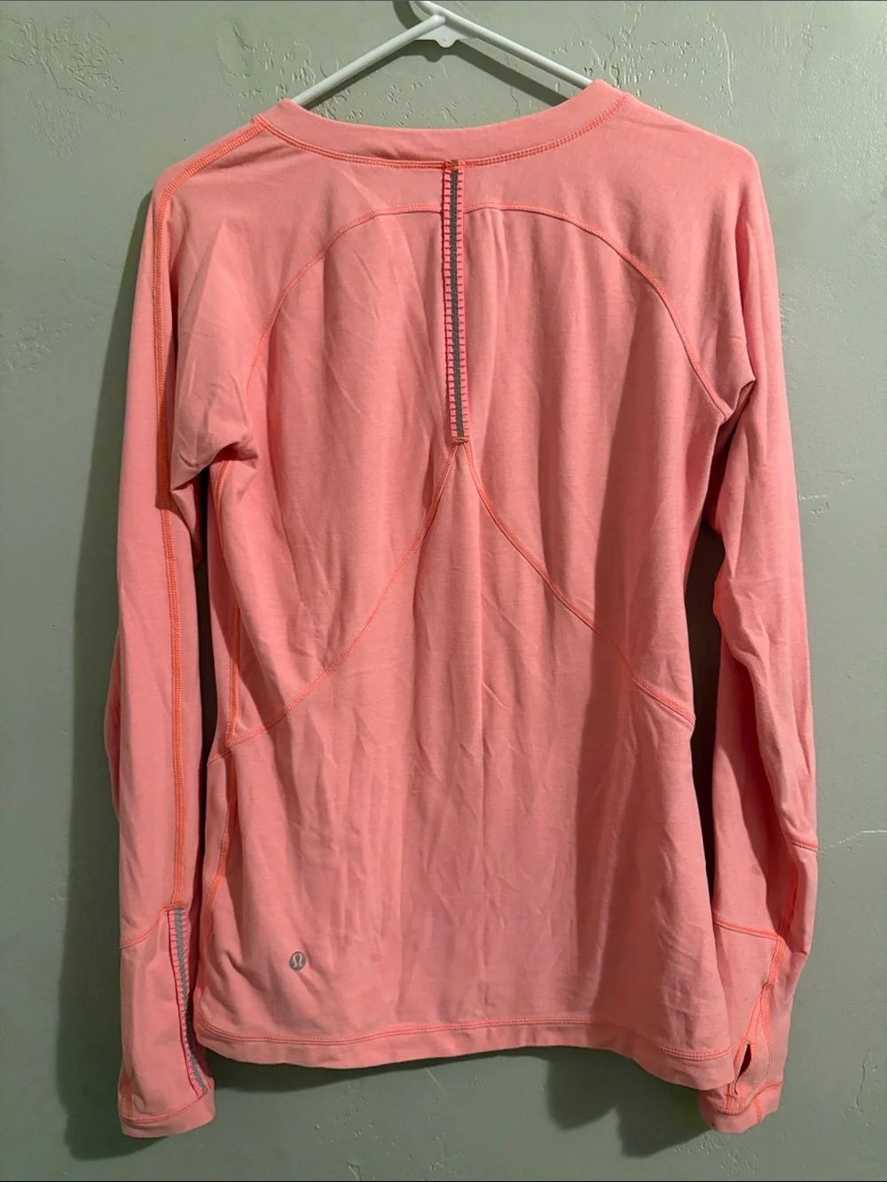 lululemon athletica Peach Lightweight Zip-Front Long Sleeve Pullover